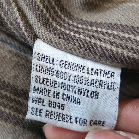 Men leather coat - Picture 6 of 7